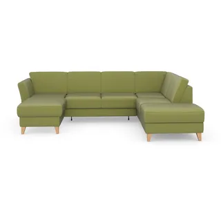 sit&more Wohnlandschaft U-Form grün
