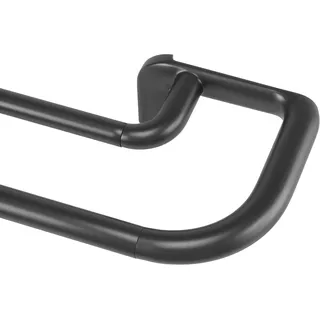 Umbra Vorhangstange Doppel Ø 19 mm 77 - 214 cm Schwarz