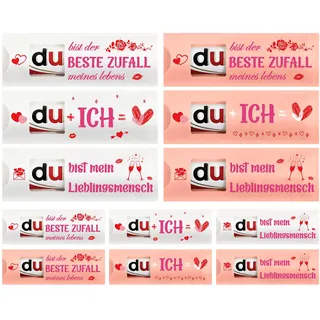 12 Stück Ich Liebe Dich Geschenke für Männer Frauen,Jahrestag Geschenk, Hochzeitsgeschenke für Brautpaar, Liebesgeschenke Partner zum Valentinstag Hochzeitstag, Ohne Schokolade
