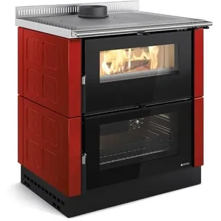 Ofen Kochen A Holz NORDICA Verona XXL Majolika Vst - Bordeaux