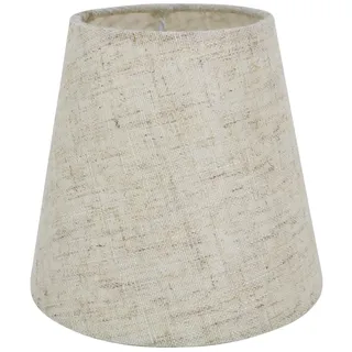 Eastlion Lampenschirm 5.5"/Ø14cm E14 E27 Lampenschirm for Flachs Kerze Kronleuchter Wandleuchte Pendelleuchte Tischlampe,Leinen