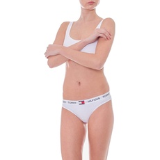 Tommy Hilfiger Damen String Tanga, Weiß (PVH Classic White), S