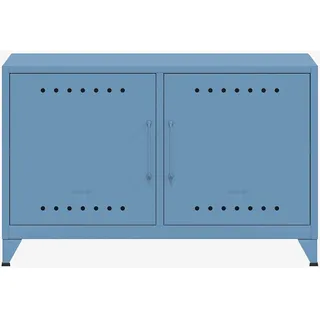 BISLEY Fern Cabby Aktenschrank 114 x 40 x 72,5 cm blau