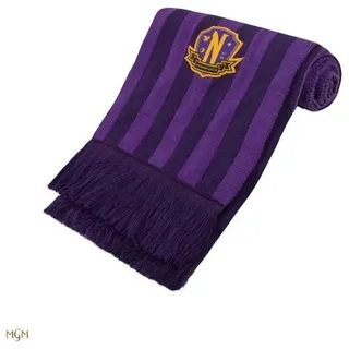 Cinereplicas - Wednesday scarf Nevermore Academy Purple - Schal