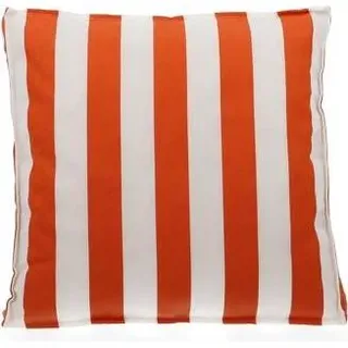 JAN KURTZ Boxkissen 50 x 50 cm Weiß/Orange