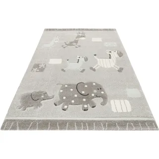 Esprit Kids Lucky Zoo 2.0 Kinderteppich 200 x 290 cm Grau