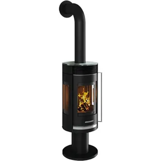 Oranier Rota Twist Glas schwarz 5,5 kW