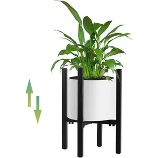 Metallischer Pflanzentisch, 24-35cm breit, für Garten, Balkon und Innenräume, einstückig - Bunt