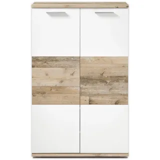 Stella Trading Schuhregal 77 x 120 x 38 cm weiß / weiß