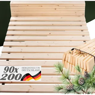 TUGA - Holztech Rollrost Massivholz Fichte 90 x 200 cm