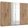 Drehtürenschrank Level by fresh to go 300 x 236 x 58 cm Braun
