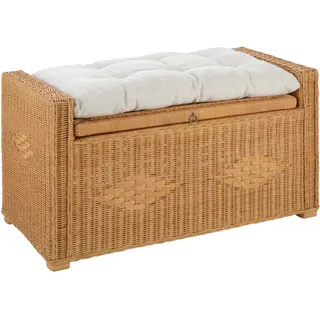 Home Affaire »Schönerempfang, TOPSELLER", Rattan-Bank, OTTOs Choice, Belastbar bis max. 80 Kg, mit Stauraum