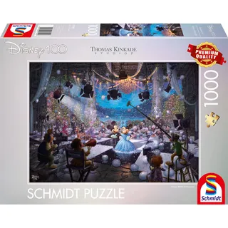 Schmidt Spiele Disney Puzzle 1000 Teile, 100th Celebration, Limited Edition