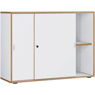 VCM Salia Aktenschrank 100,0 x 37,4 x 74,0 cm weiß
