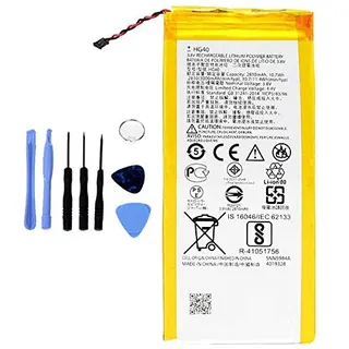 Akku kompatibel mit Motorola Moto G5 Plus HG40 XT1685 XT1687 mit hoher Kapazität 3000 mAh inklusive Demontage-Set