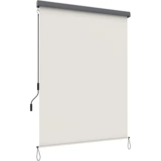 Songmics Senkrechtmarkise 250 x 180 cm Beige Polyester