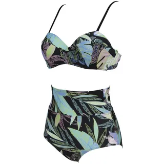 Arena Damen Bikini W CECILIA TWO PIECES C-CUP 004589-550 42 - Black Multi-Black - 42