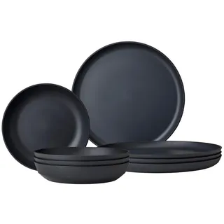 Mepal Tafel-Set Silueta Tafelservice 8-tlg. nordic schwarz