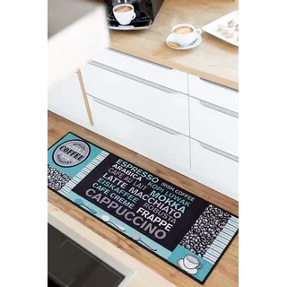 Andiamo Küchenläufer »Cafe Creme« Läufer Kaffee, mit Schriftzug, Größe 50x150 cm,