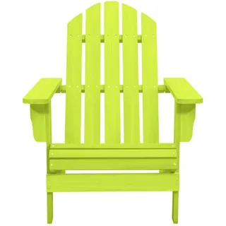 vidaXL Adirondack-Gartenstuhl Massivholz Tanne Grün