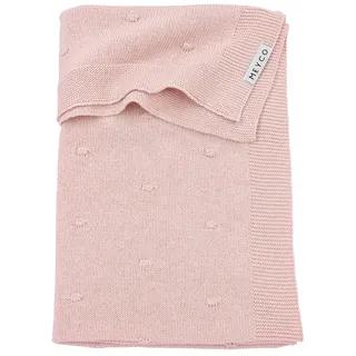 Meyco Baby Mini Knots 75x100 Cm Minikrippendecke - Soft Pink - One Size