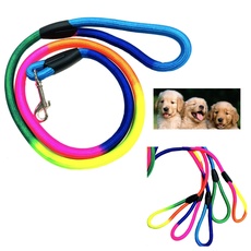 My Pet Pooch Hundeleine, 1,25 m, robust, Ombré, 360° drehbarer Clip, Seil, Hundeleine (1,2 m, Ombre)