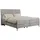 MKS MKS Boxbett Milen 160/200 Hellgrau Velvet H3 Textil H3 Rechteckig 160x200 cm Schlafzimmer Betten Boxspringbetten