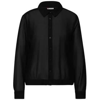 STREET ONE Langarmbluse in Black | Gr.: 40