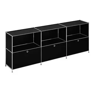 Viasit System4 Aktenschrank 227,9 x 40,4 x 80,7 cm schwarz