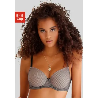 LASCANA Schalen-BH "Invisible Pink" mit Spacer-Schalen, perfekt unter weißer Kleidung, Sommer, schwarz