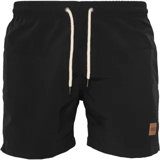 URBAN CLASSICS Block Swim Shorts Herren Bademode schwarz XS