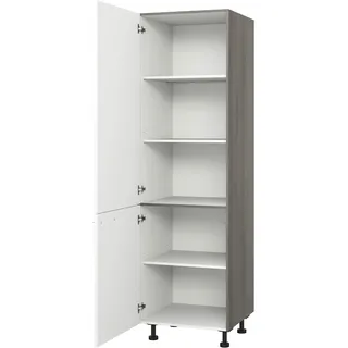 kochstation Unterschrank Vorratsschrank KS-Trea SV60-195 60 x 56 x 195 cm Weiß