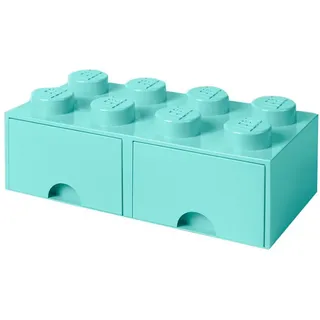 LEGO Aufbewahrungsbox LEGO Brick Drawer 8 1-tlg. aquablau