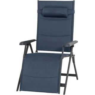 Siena Garden Campingrelaxliege Liegestuhl 50 x 91 x 120 cm blau