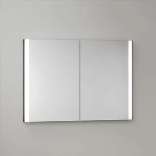 Keuco Royal Metis LED Unterputz-Spiegelschrank 100 x 71 cm, 2 Türen mit Spiegelheizung