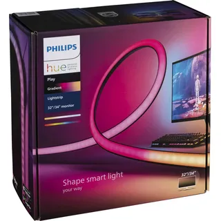Philips Hue Play Gradient LED Lightstrip PC 32/34 Zoll - Schwarz