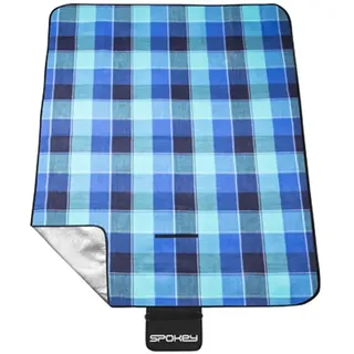 Spokey Flannel Picknickdecke - Blue - 180 x 150 cm