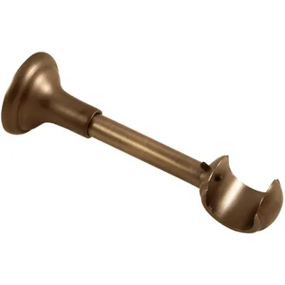GARDINIA Vorhangstange Windsor 1-läufig Ø 25 mm 12 cm Bronze