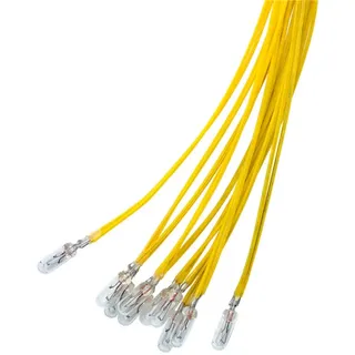 Goobay T11⁄4 Subminiatur-Glühlampe, 1,1 W - Gelb, 0,3 m Kabel, 14 V (DC), 80 mA, 1 Stück