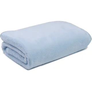Gözze Kinder- und Babydecke Cashmere Felling Hellblau 100 x 150 cm