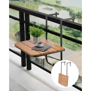 Balkontisch Hängetisch Balkonhängetisch Klappbar Klapptisch 595x400mm