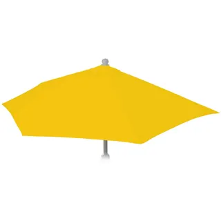 MCW Ersatz-Bezug Sonnenschirm Halbrund Gelb , Textil , 285x145 cm , Sonnenschutz, Sonnenschirme