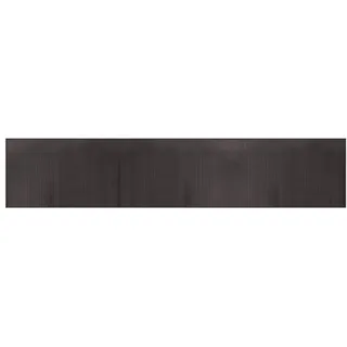 vidaXL Teppich Rechteckig Dunkelbraun 60x300 cm Bambus - Braun