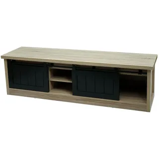 MCW TV-Rack 150x43 cm Beige/Holz, Metall, Spanplatte