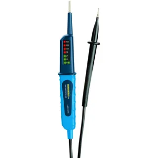 Pancontrol Volttester 400, 2-poliger Spannungsprüfer mit LED Anzeige, 6-400V AC/DC, CAT III 400V