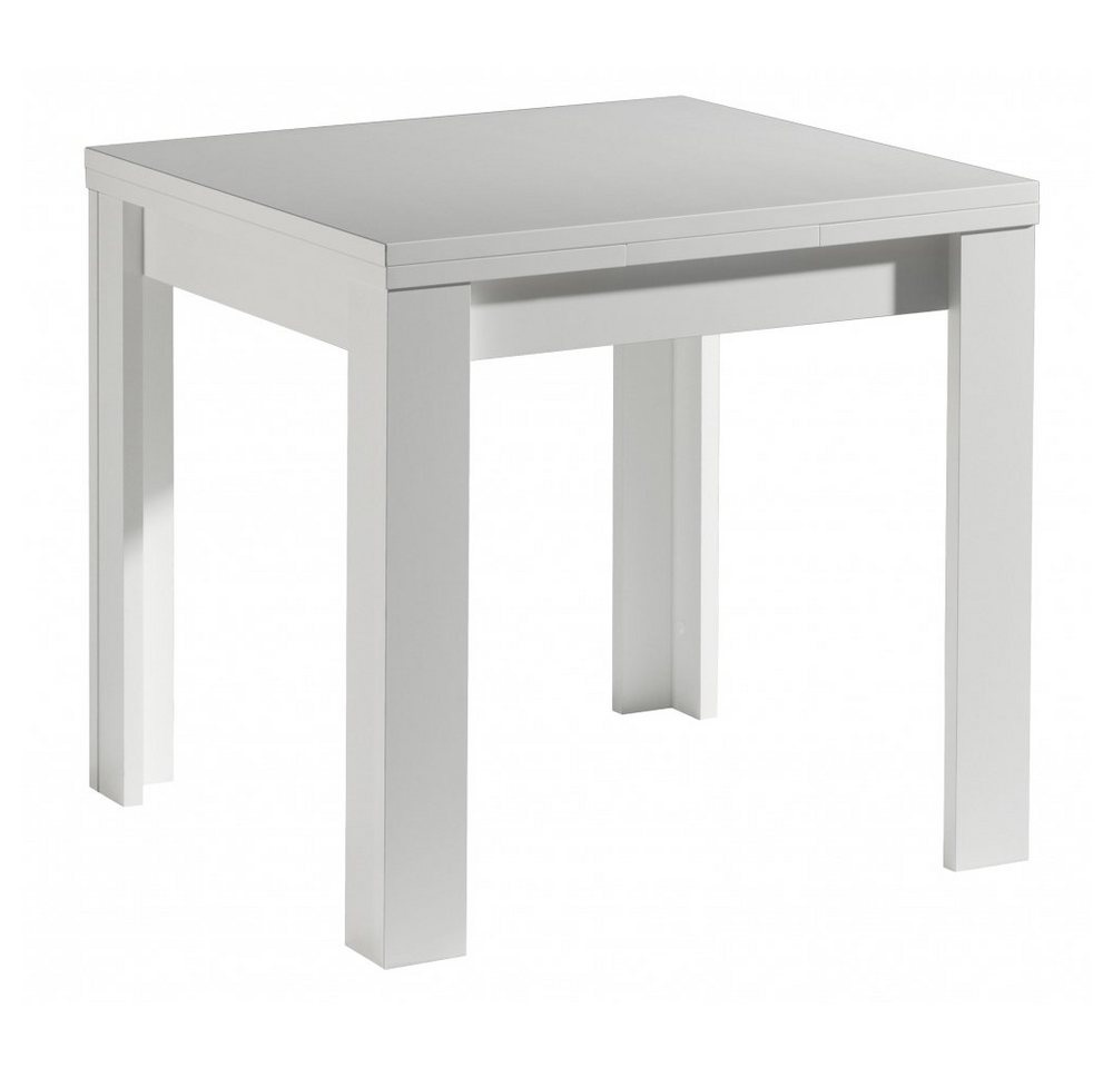 Bild von Esstisch mit Auszug auf 136 cm, Weiß