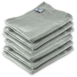 ELEXACLEAN Geschirrtücher Microfaser (6er Set, 68x42 cm, grau) saugstark, waschbar bis 60°C, Geschirrhandtücher, Handtücher Küche modern