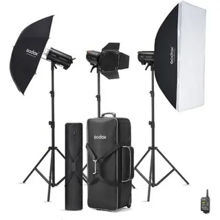 Godox Studioblitz Kit (3x QT400IIIM & Zubehör)