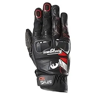 Furygan Styg 10, Handschuhe - Schwarz/Weiß/Rot - L