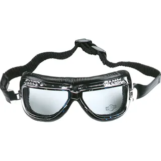 Booster Flying Tiger, Motorradbrille - Silber